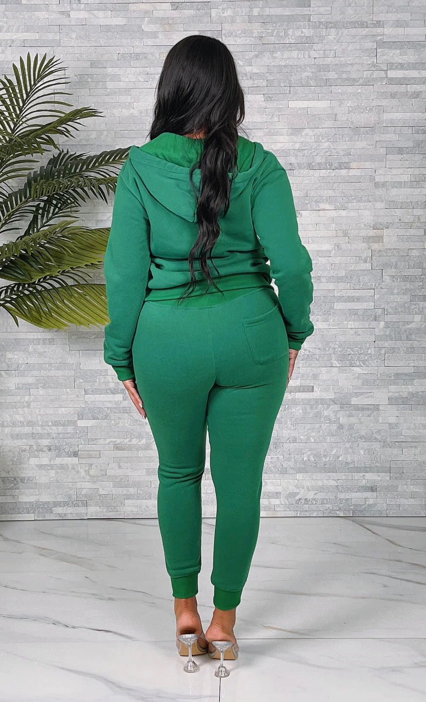 Fleece Zip Down Set(Plus)